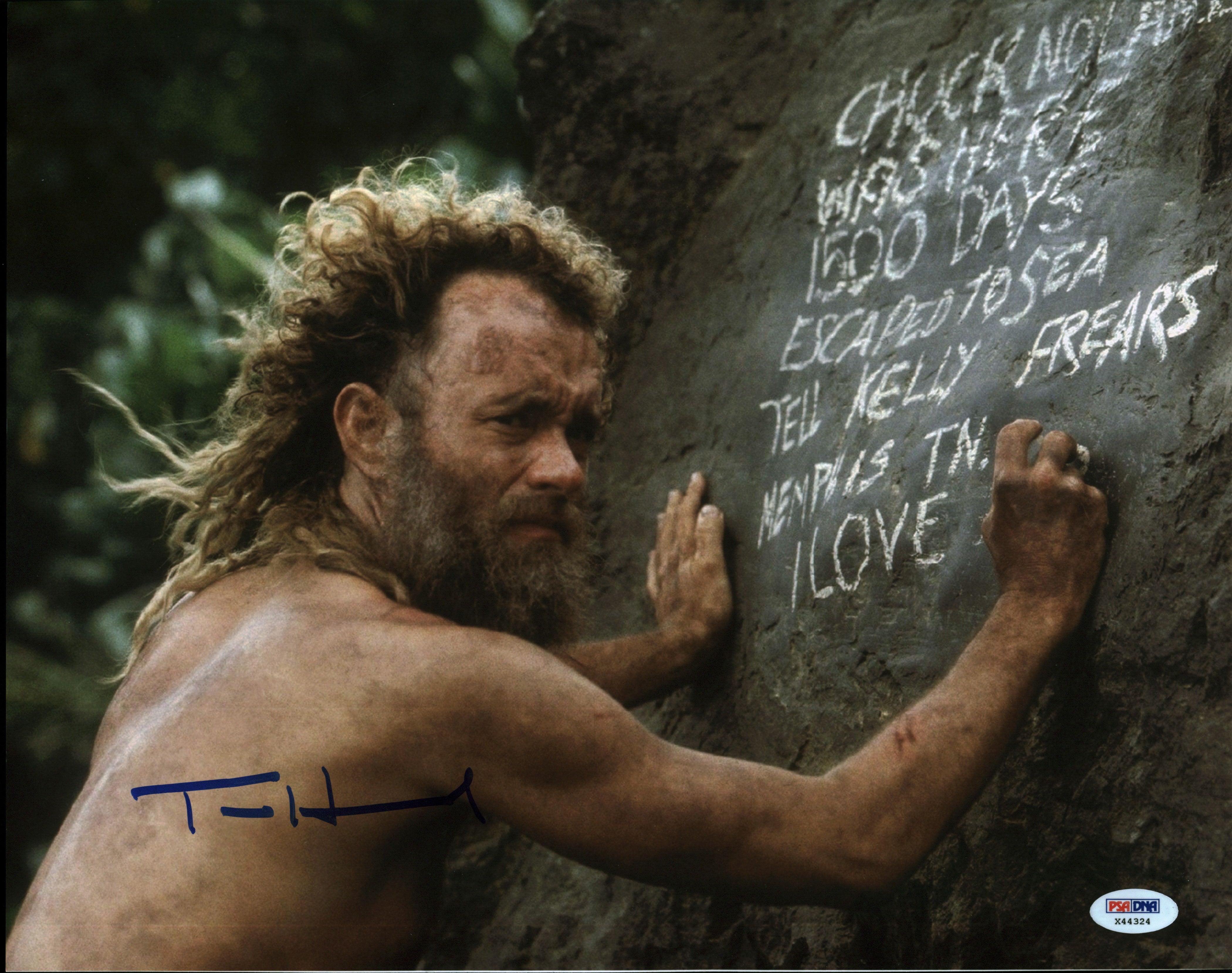 Tom Hanks Cast Away Authentic Signed 11x14 Photo Autographed PSA/DNA #X44324