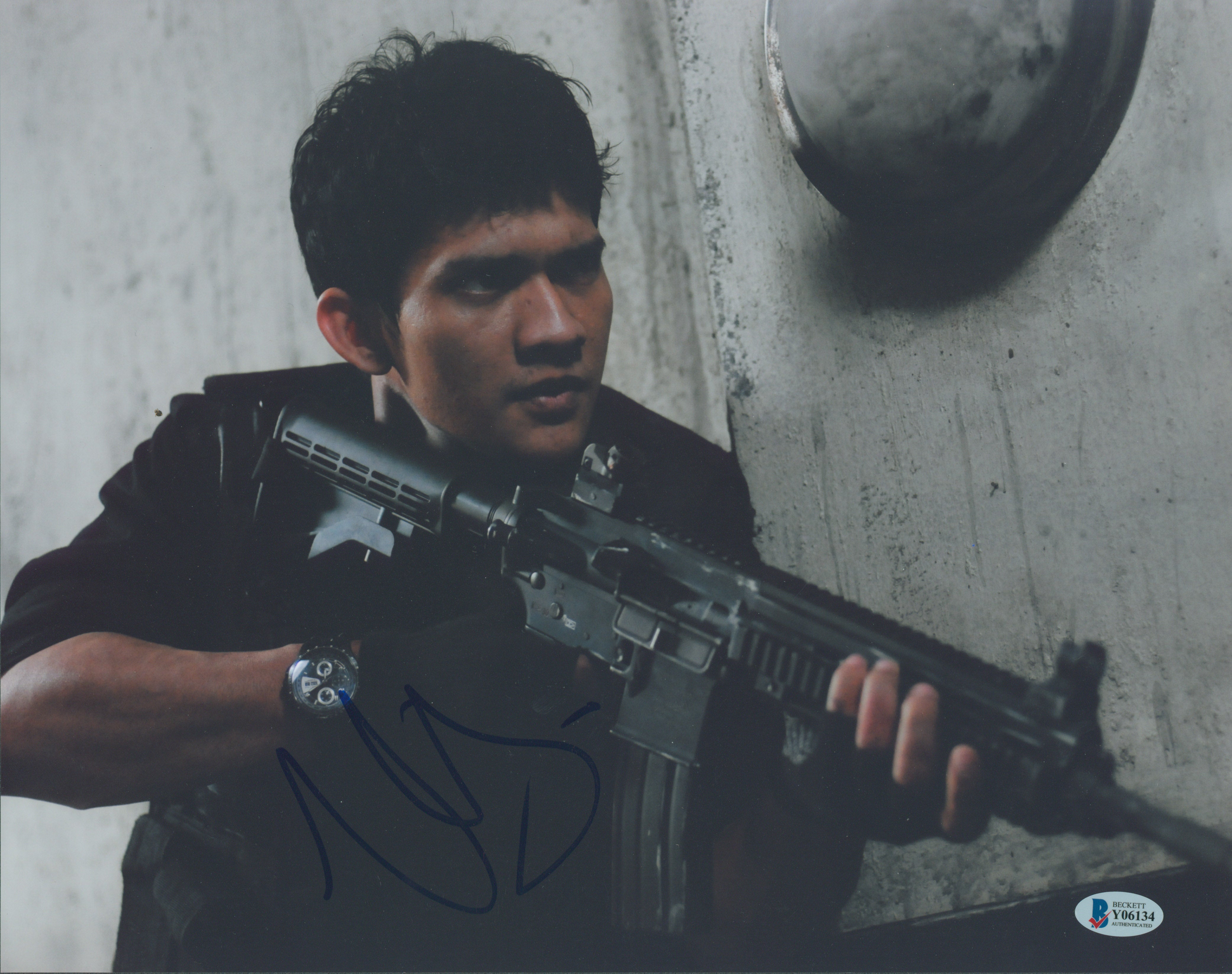 Iko	Uwais Mile 22 Authentic Signed 11x14 Photo Autographed BAS #Y06134