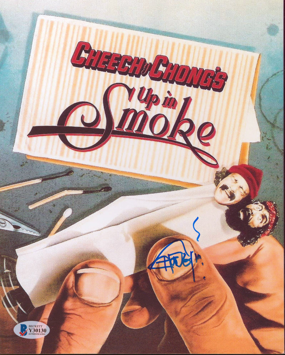 Tommy Chong Up in Smoke Authentic Signed 8x10 Photo Autographed BAS #Y30130