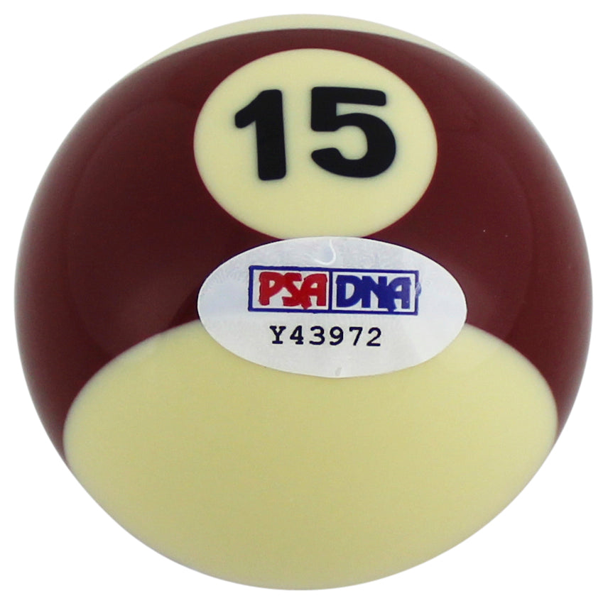 Willie Mosconi Authentic Signed Billiards Pool #15 Ball Autographed PSA #Y43972