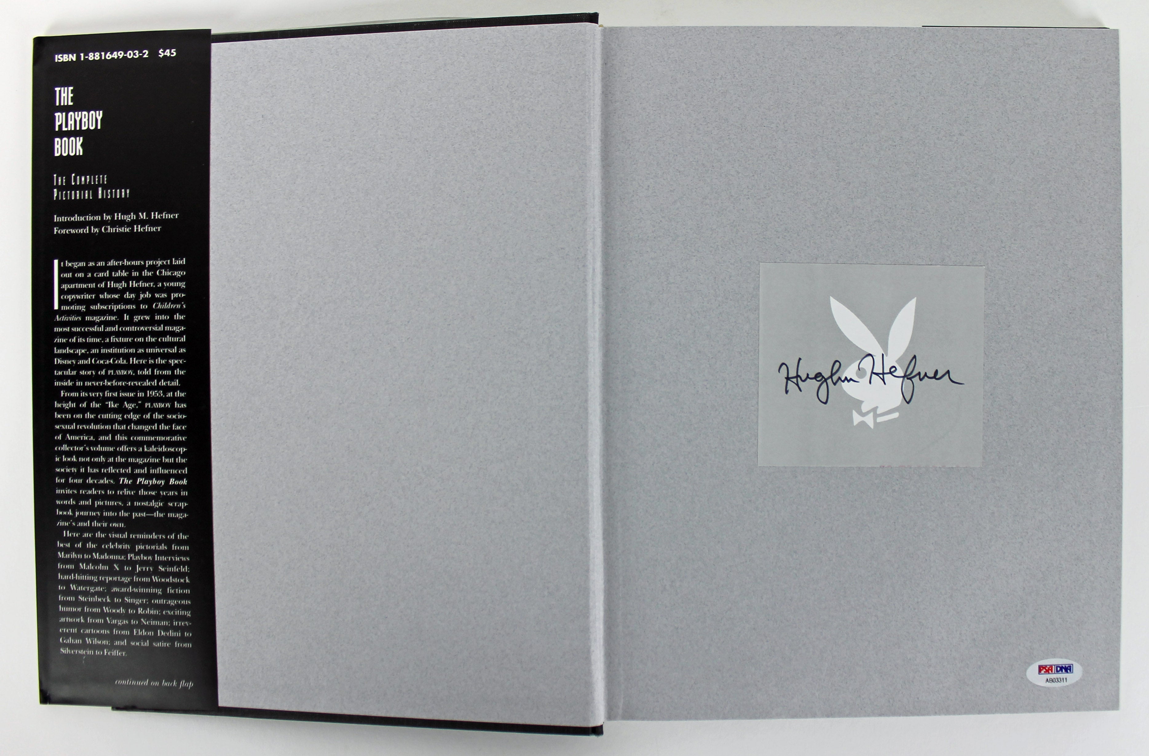 Hugh Hefner Authentic Signed 1994 The Playboy 40 Years Book PSA/DNA #AB03311