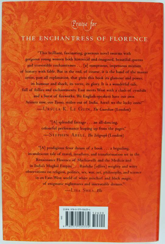 Salman Rushdie Authentic Signed The Enchantress Of Florence Book PSA/DNA #Q51564