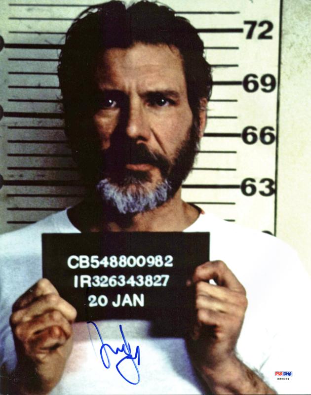 Harrison Ford The Fugitive Signed Authentic 11X14 Photo PSA/DNA #H86094
