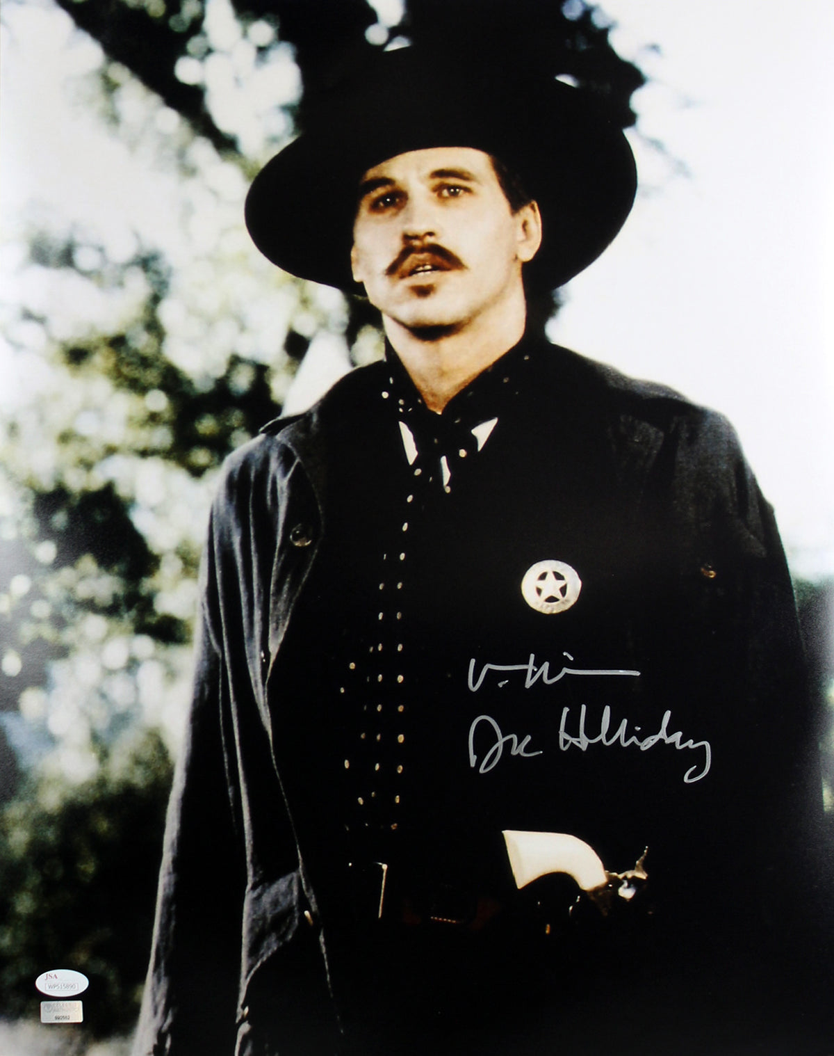 Val Kilmer Tombstone "Doc Holliday" Authentic Signed 16X20 Photo JSA Witness