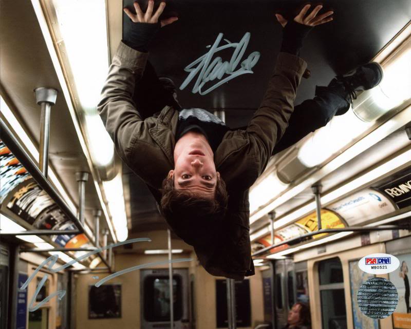 Stan Lee & Andrew Garfield Spider-Man Signed Authentic 8X10 Photo PSA #W80521