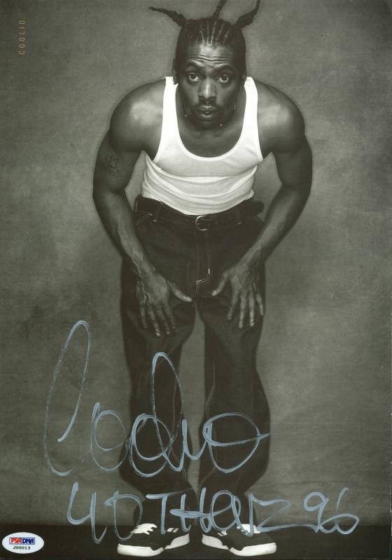 Coolio Authentic Signed 9.5X13.5 Magazine Page Photo PSA/DNA #J00013
