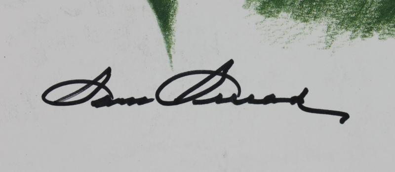Sam Snead Authentic Signed 18X24 Poster Lmt Ed. 251/2000 PSA/DNA #W04481