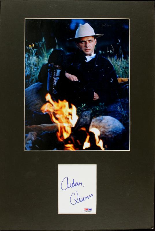 Aidan Quinn Authentic Signed Matted Cut Display Autographed PSA/DNA #J00155