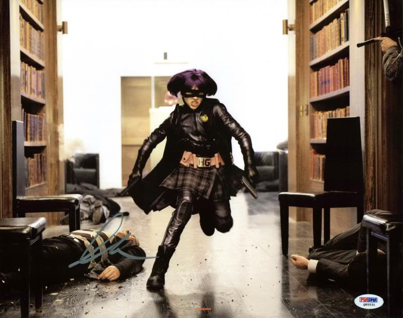 Chloe Grace Moretz Kick-Ass Signed Authentic 11X14 Photo PSA/DNA #Q85531