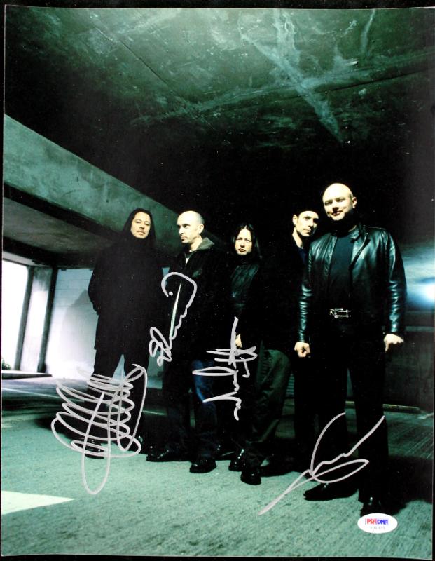 Queensryche- Wilton, Jackson, Rockenfield & Tate Signed 11X14 Photo PSA #T01031