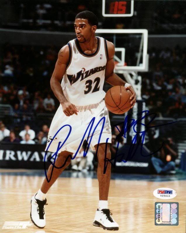 Wizards Richard Hamilton Signed Authentic 8X10 Photo Autographed PSA/DNA #U25410