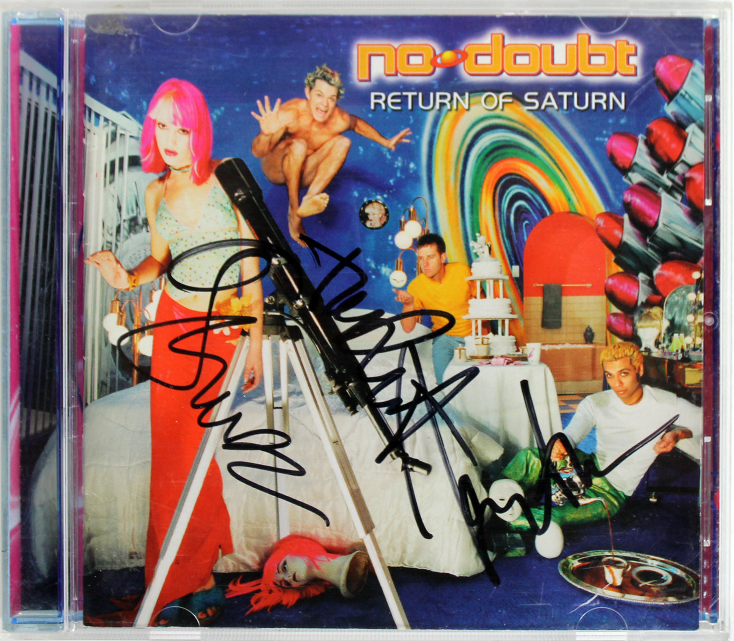 No Doubt (3) Stefani, Kanal, & Dumont Signed CD Insert W/ Disc BAS #A05161