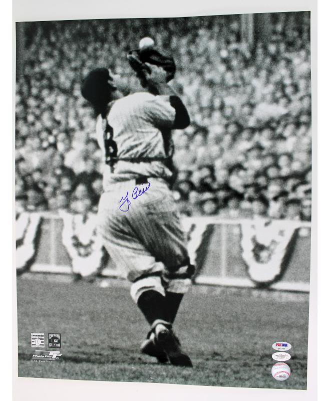 Yankees Yogi Berra Signed Authentic 16X20 Photo JSA #W119261 & PSA/DNA #Q11521