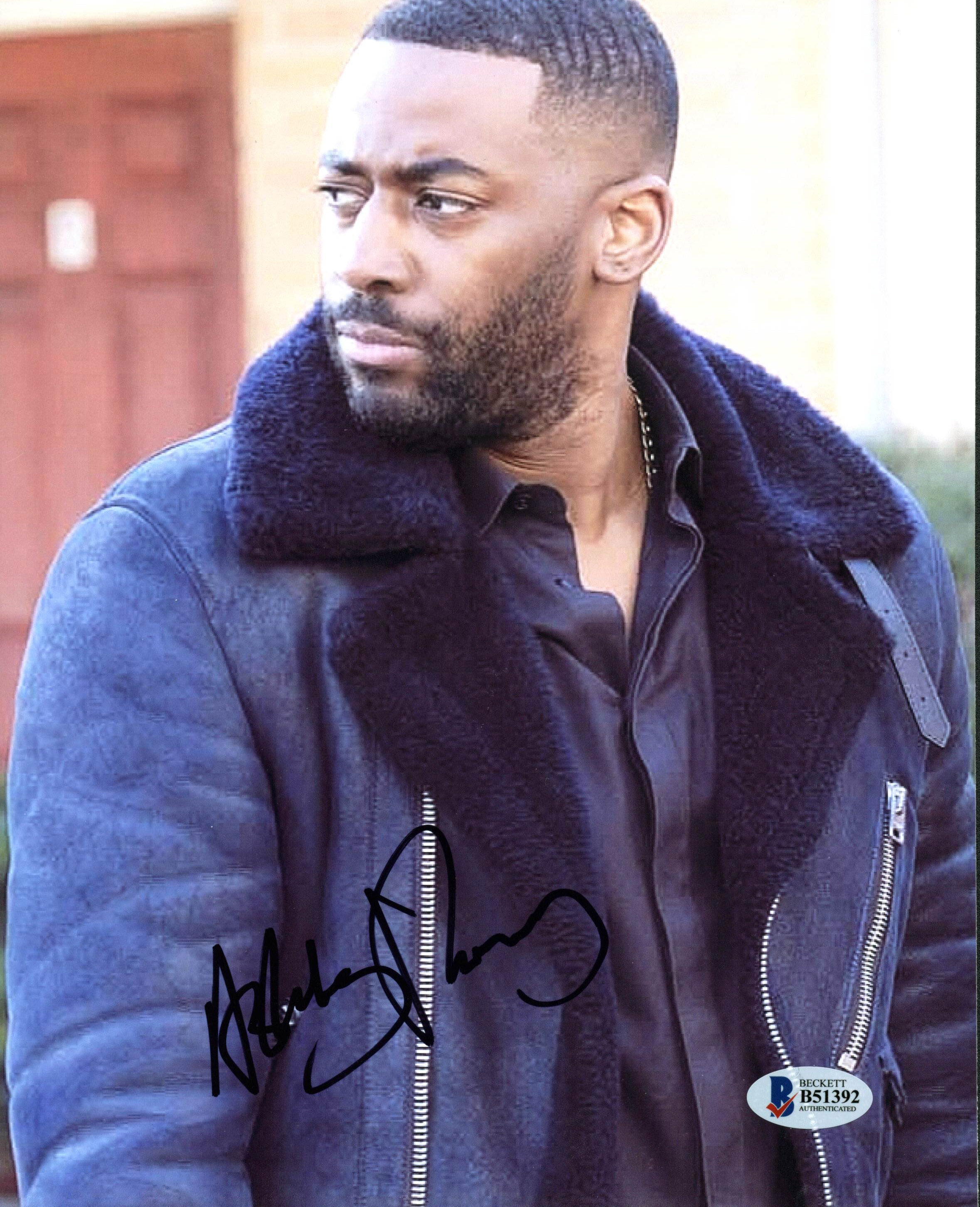 Ashley Thomas 24 Legacy Authentic Signed 8X10 Photo Autographed BAS #B51392
