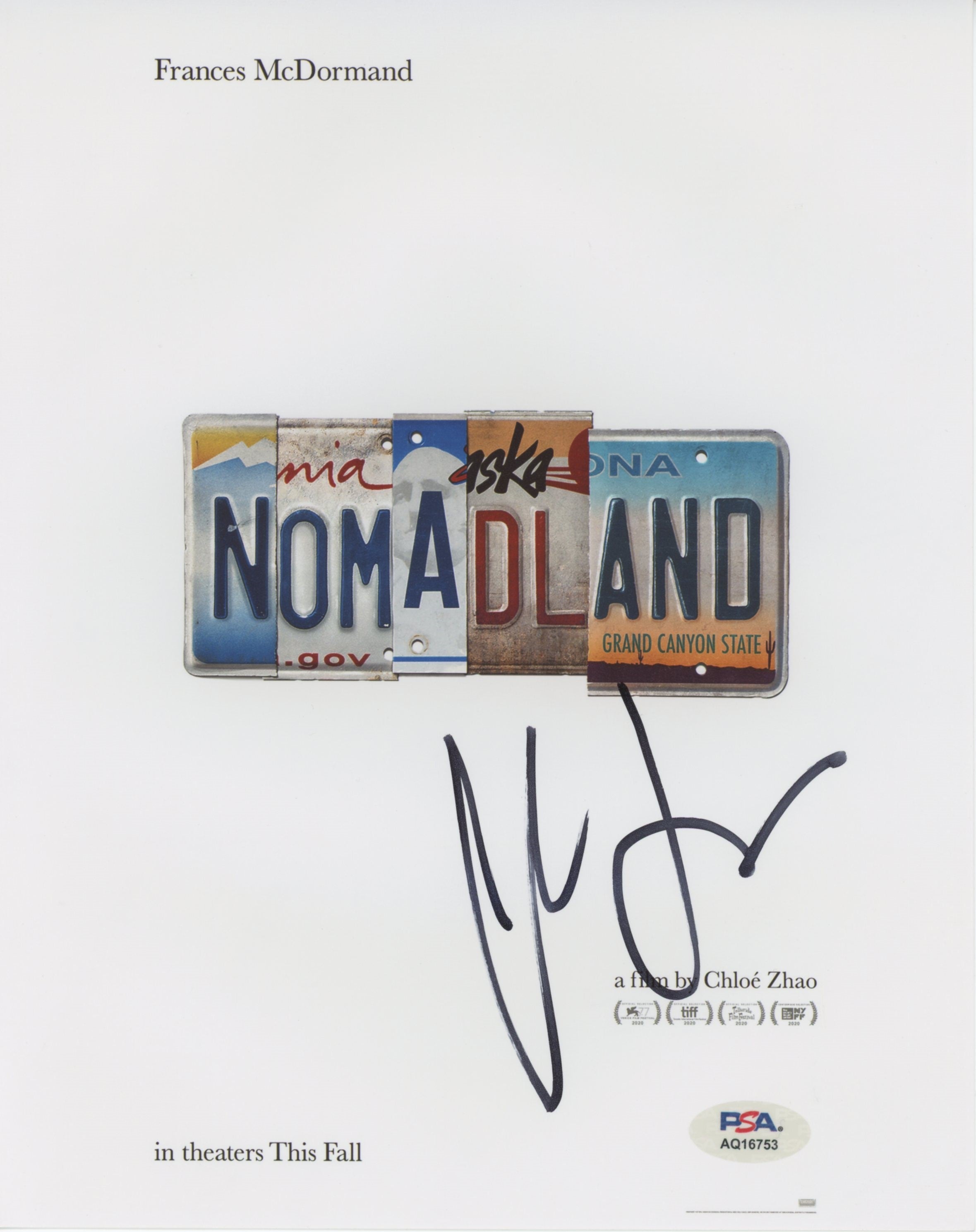 Chloe Zhao Nomadland Authentic Signed 8x10 Photo Autographed PSA/DNA #AQ16753