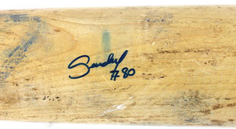 Red Sox Pablo Sandoval Signed Game Used Minor League Baseball Bat PSA #T77433