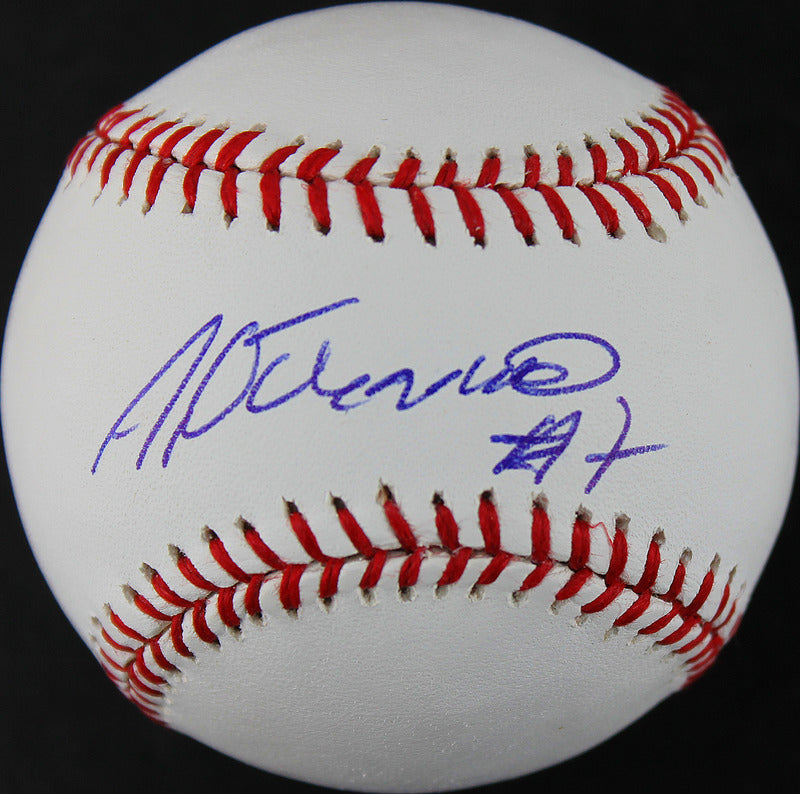 Dodgers Alex Guerrero Signed Authentic OML Baseball Autographed PSA/DNA #W25607