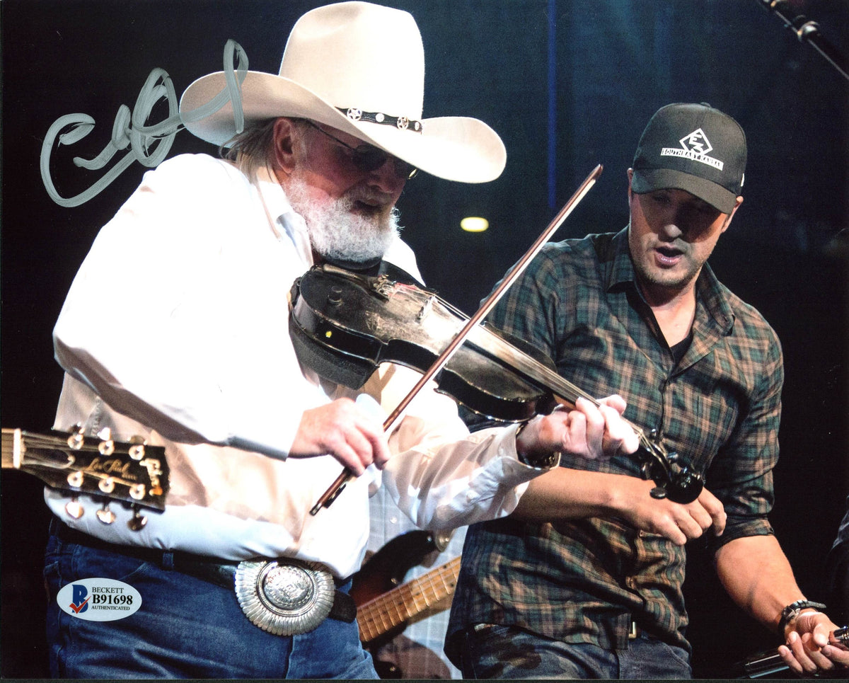 Charlie Daniels Country Musician Authentic Signed 8X10 Photo BAS #B91698