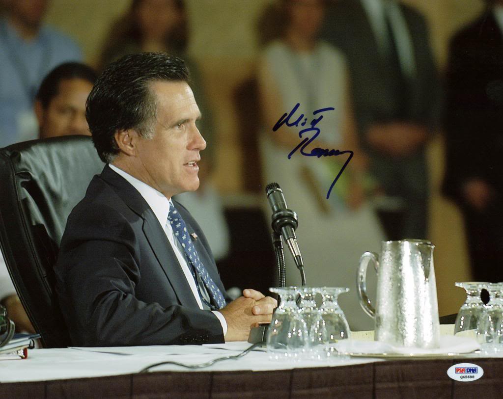 Mitt Romney Signed Authentic 11X14 Photo Autographed PSA/DNA #Q45698