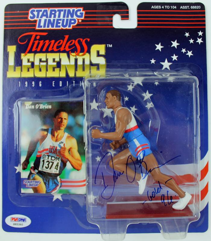 Dan O'Brien Olympics Authentic Signed 1996 Starting Lineup PSA/DNA #S85392