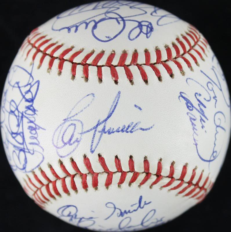 1991 Nl All Stars (25) Signed OML 91 Asg Baseball Sandberg Gwynn PSA/DNA #U03041