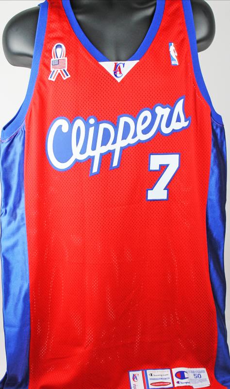 Clippers Lamar Odom Signed Game Used 2001-2002 Jersey W/ COA From LAC Foundation