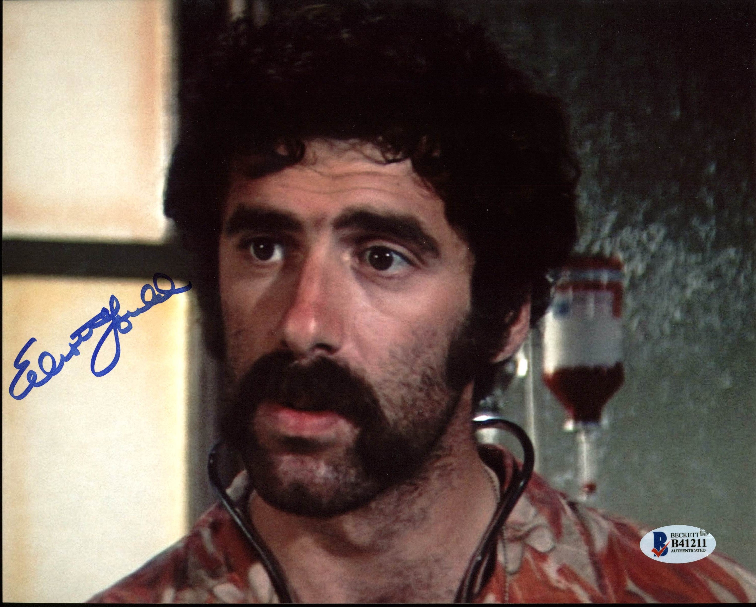 Elliott Gould MASH Authentic Signed 8X10 Photo Autographed BAS #B41211