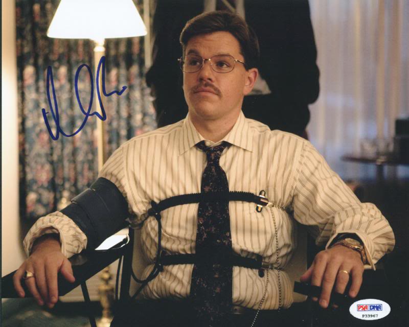 Matt Damon The Informant Signed Authentic 8X10 Photo Autographed PSA/DNA #P33967