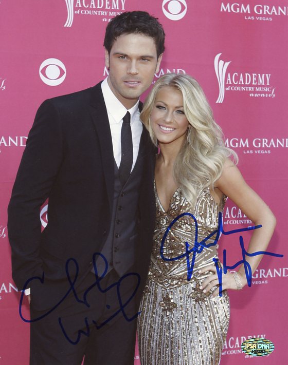 Julianne Hough & Chuck Wicks Dwts Signed Authentic 8X10 Photo PSA/DNA #J36493