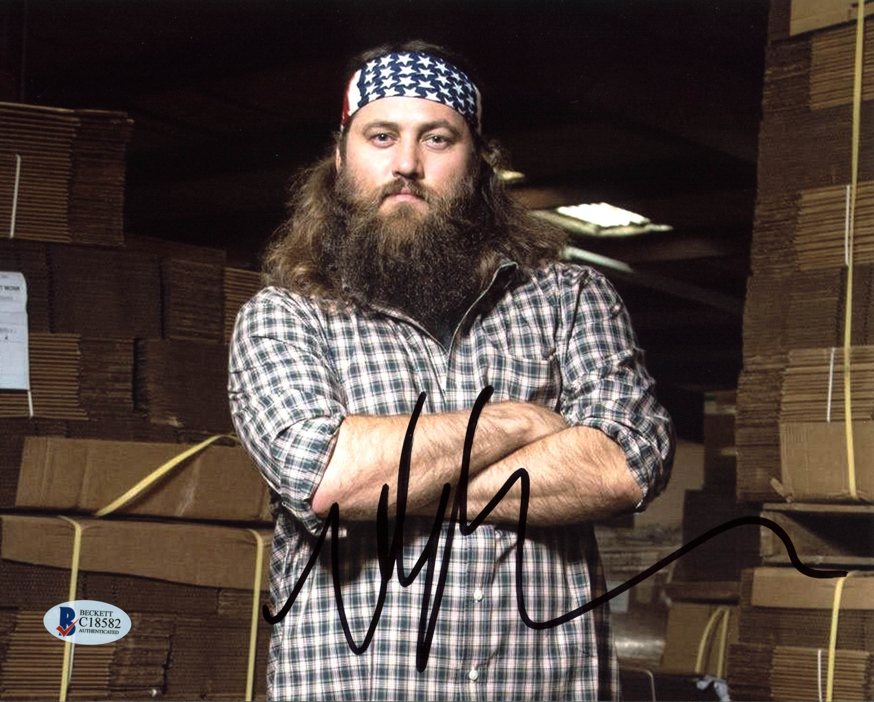Willie Robertson Duck Dynasty Authentic Signed 8X10 Photo BAS #C18582