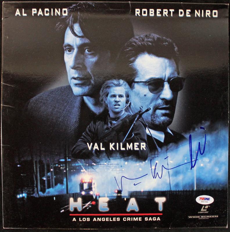 Al Pacino & Val Kilmer Heat Authentic Signed Laserdisc Cover PSA/DNA #J00721