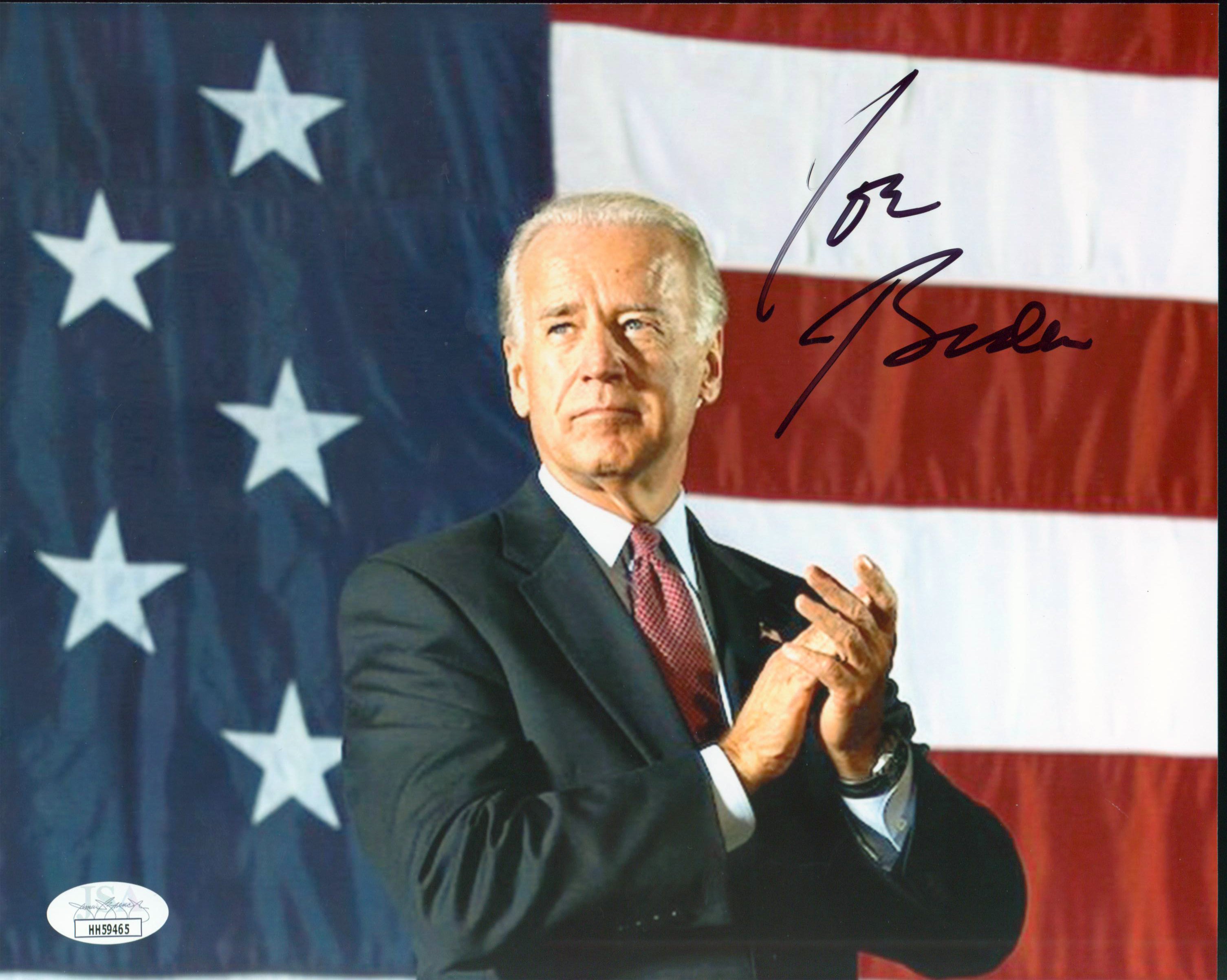 Joseph R. Biden Authentic Signed 11x14 Photo Autographed JSA #HH59465