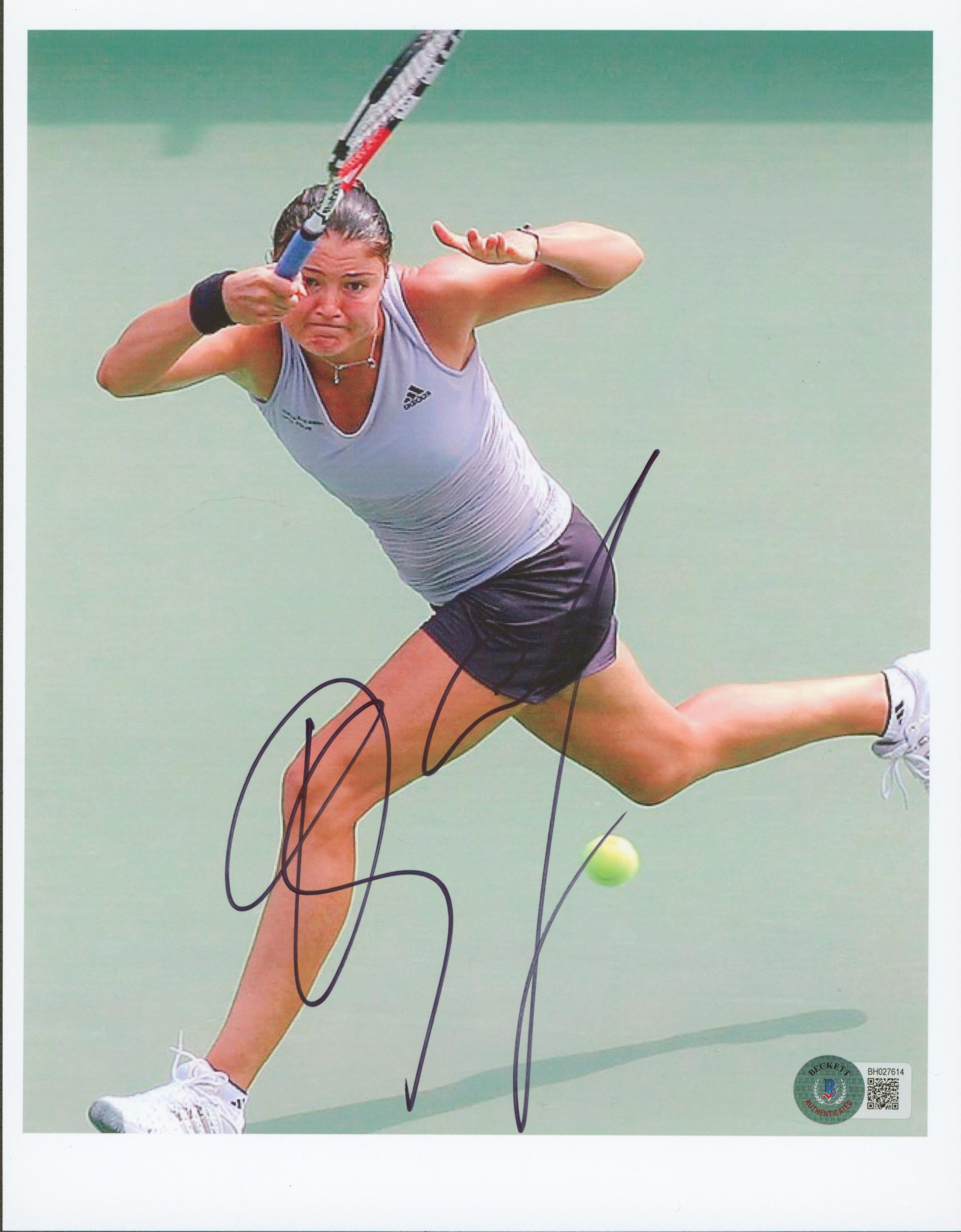 Dinara Safina Authentic Signed 8.5x11 Photo Autographed BAS #BH027614