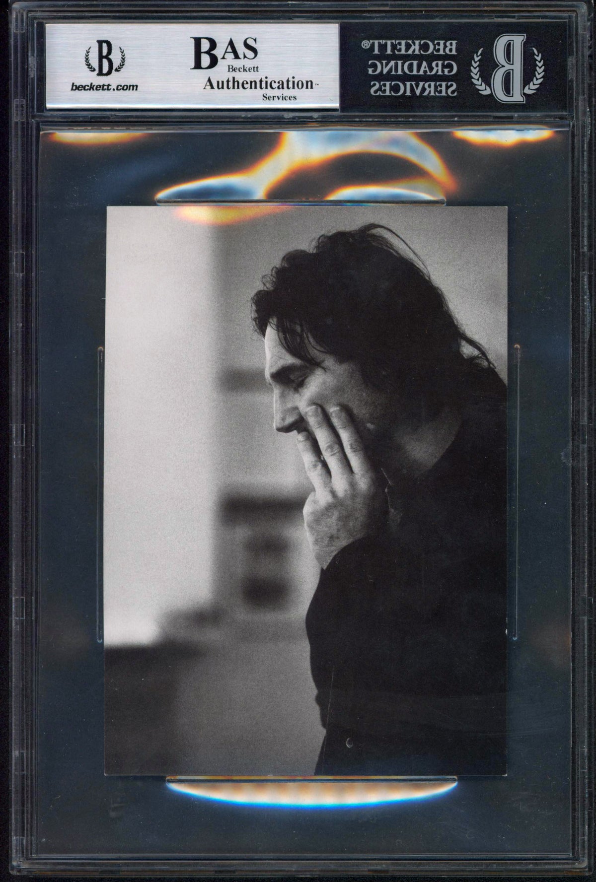 Liam Neeson The Judas Kiss Regards Authentic Signed 4x6 Photo BAS Slabbed