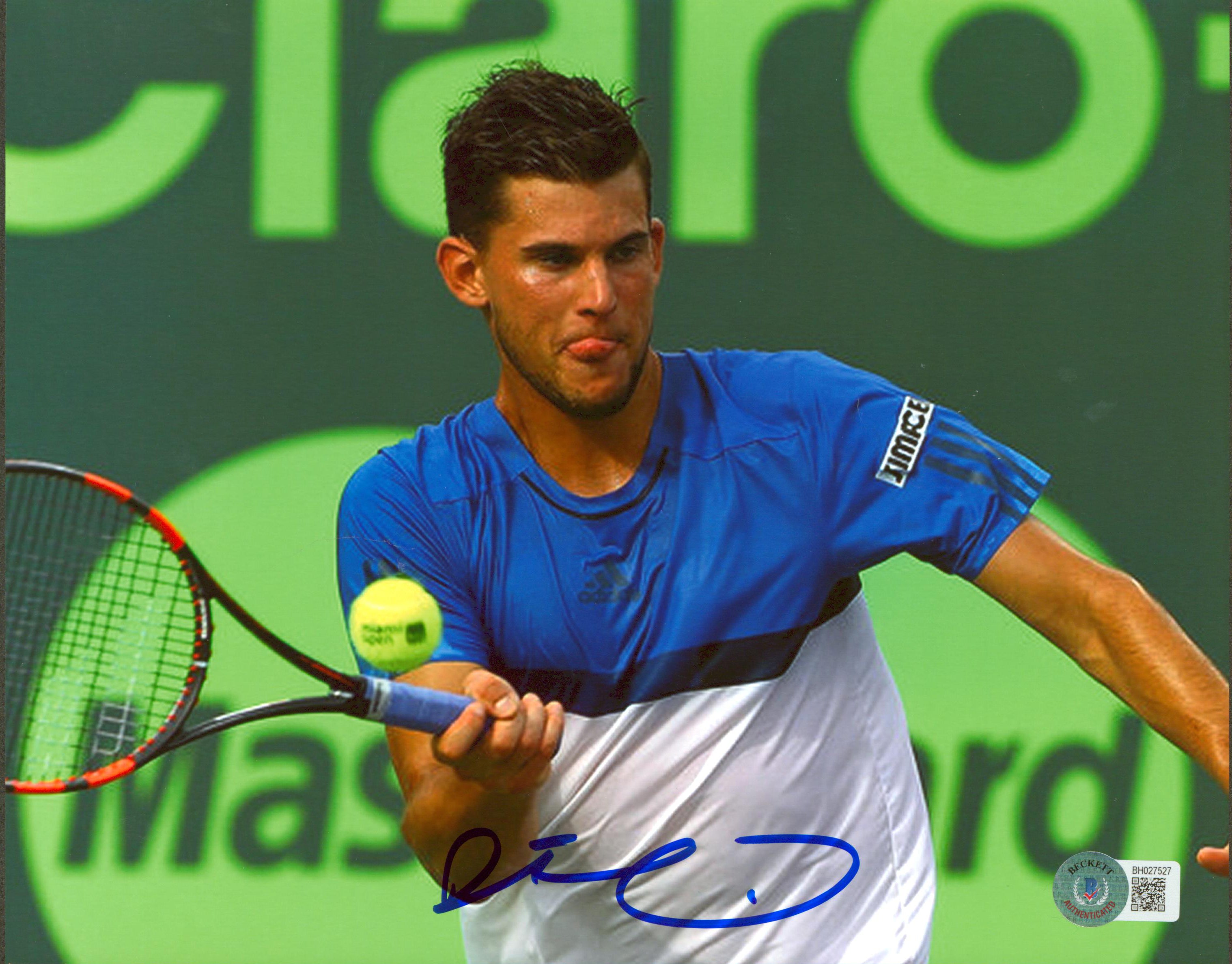 Dominic Thiem Authentic Signed 8x10 Photo Autographed BAS #BH027527