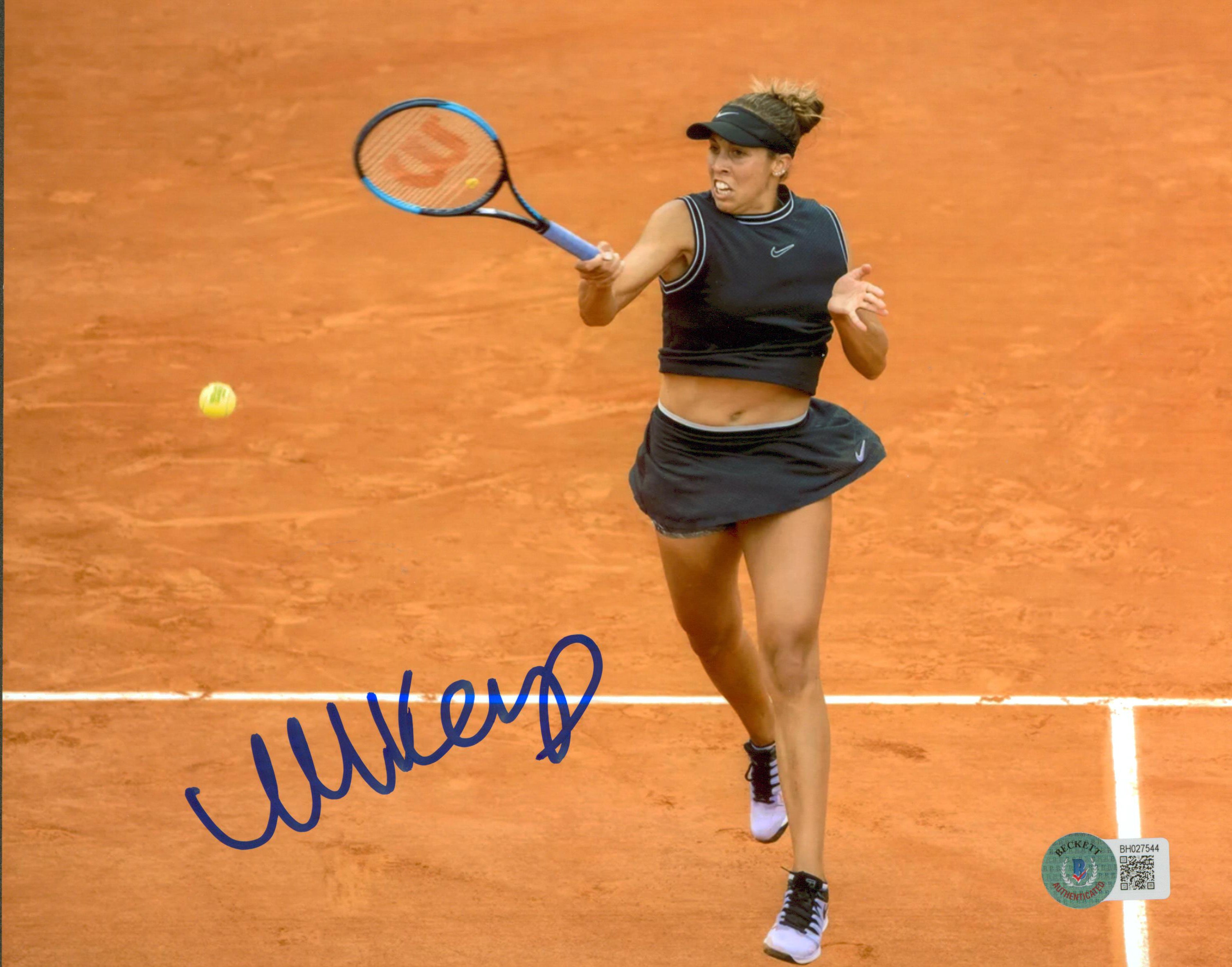 Madison Keys Authentic Signed 8x10 Photo Autographed BAS #BH027544