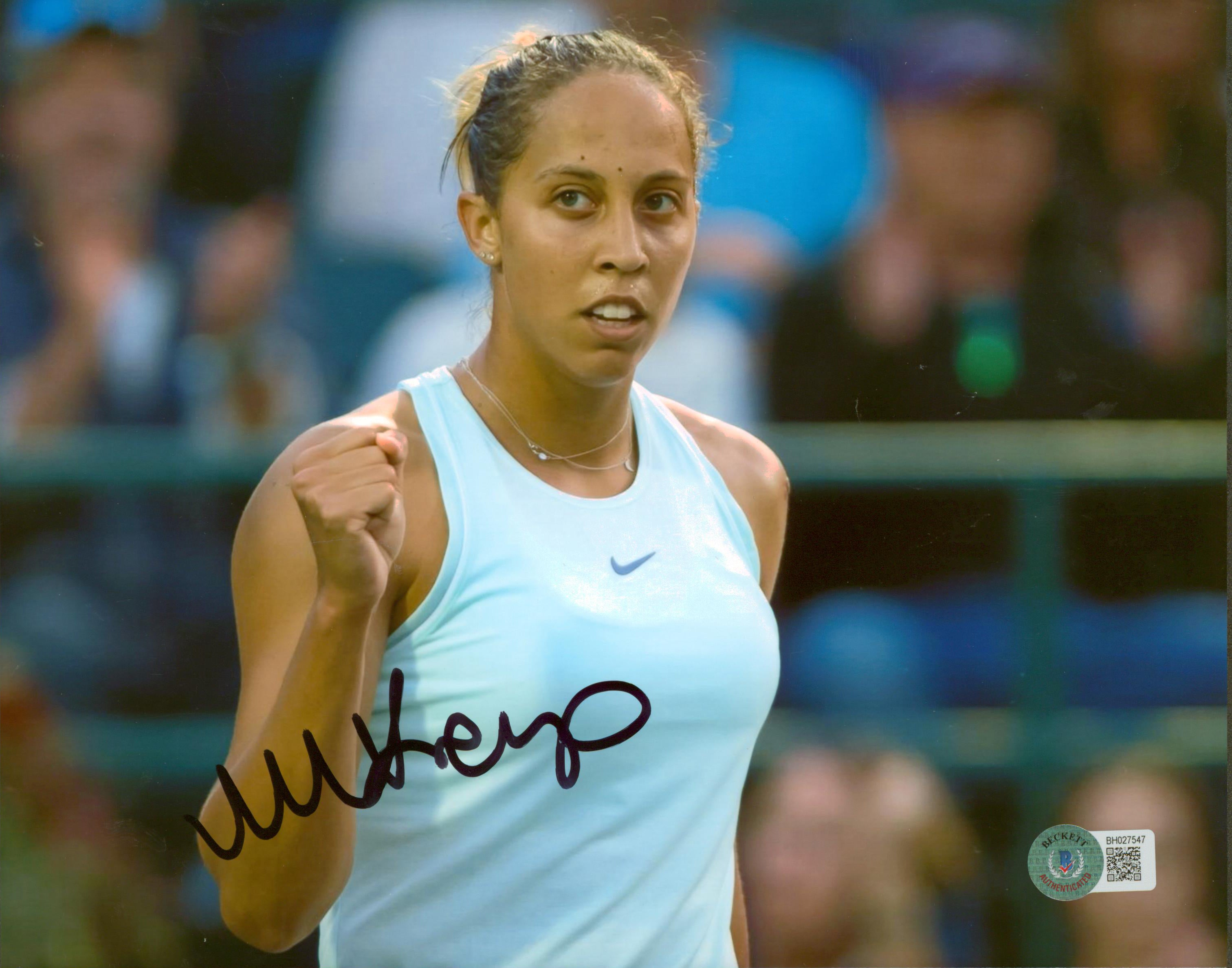 Madison Keys Authentic Signed 8x10 Photo Autographed BAS #BH027547