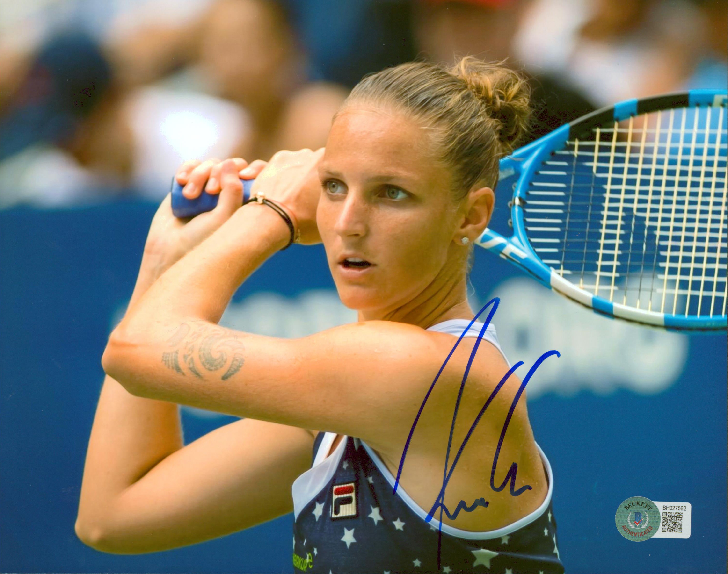 Karolina Pliskova Authentic Signed 8x10 Photo Autographed BAS #BH027562