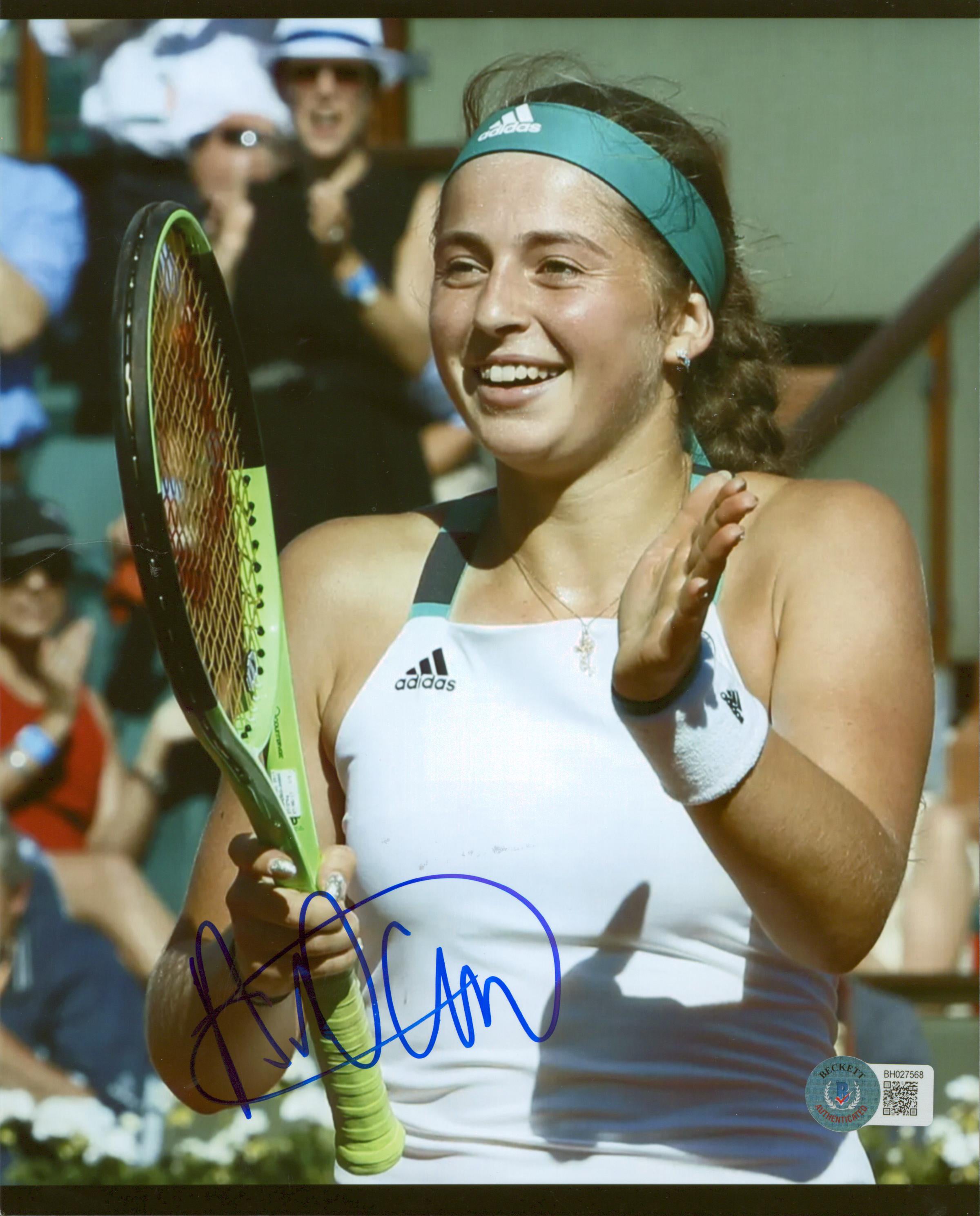 Jelena Ostapenko Authentic Signed 8x10 Photo Autographed BAS #BH027568