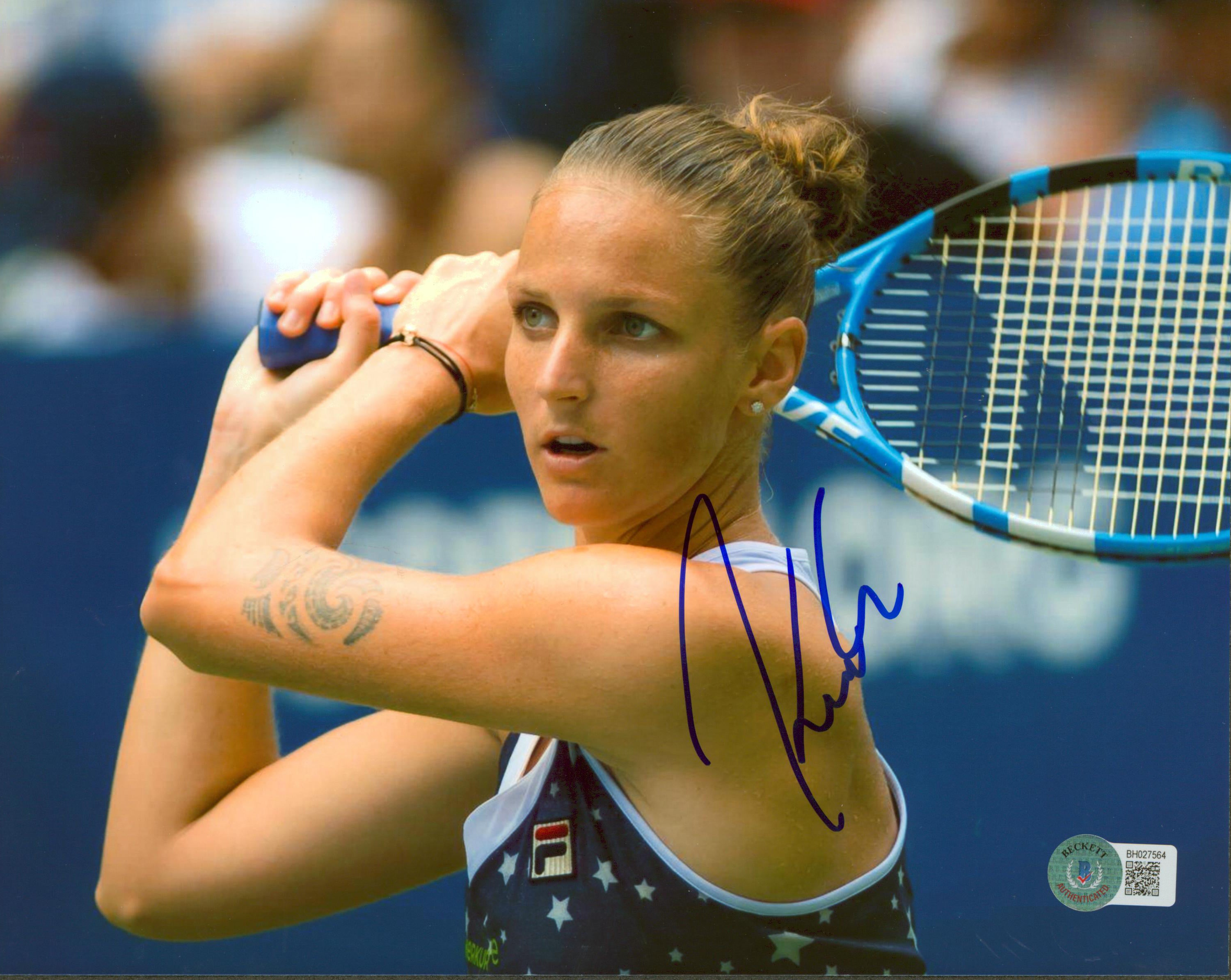 Karolina Pliskova Authentic Signed 8x10 Photo Autographed BAS #BH027564