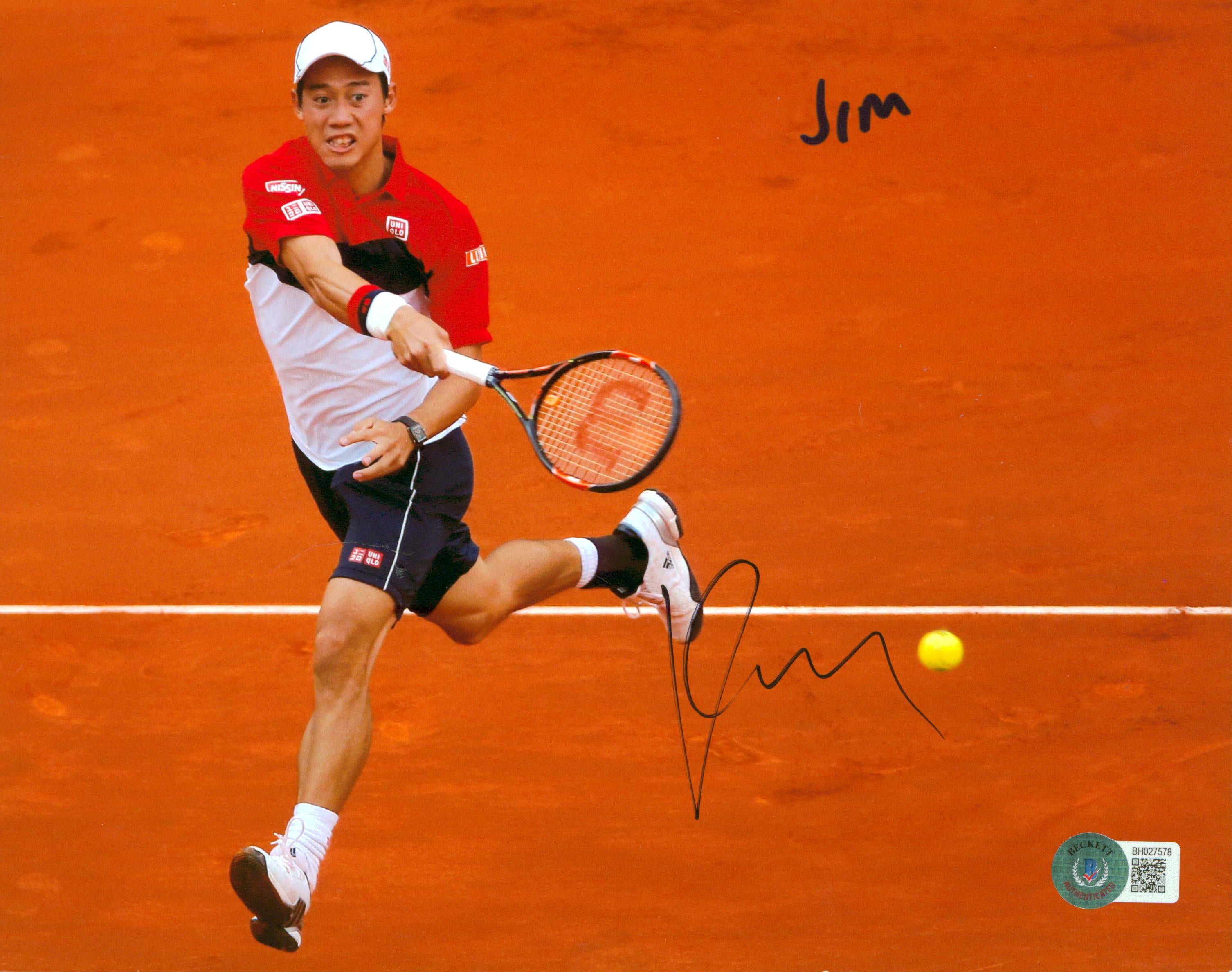 Kei Nishikori Authentic Signed 8x10 Photo Autographed BAS #BH027578