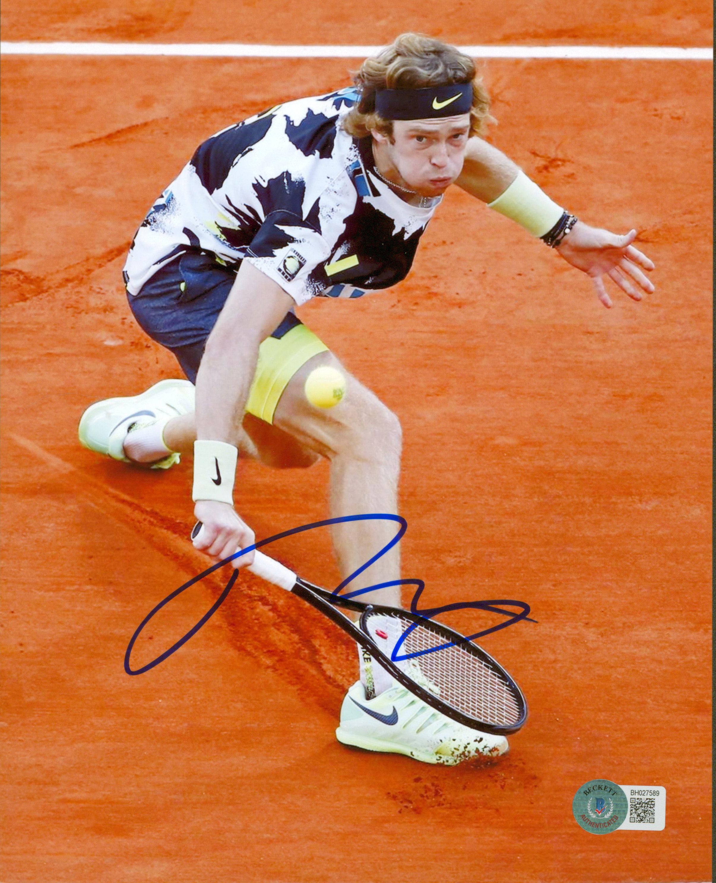 Andrey Rublev Authentic Signed 8x10 Photo Autographed BAS #BH027589