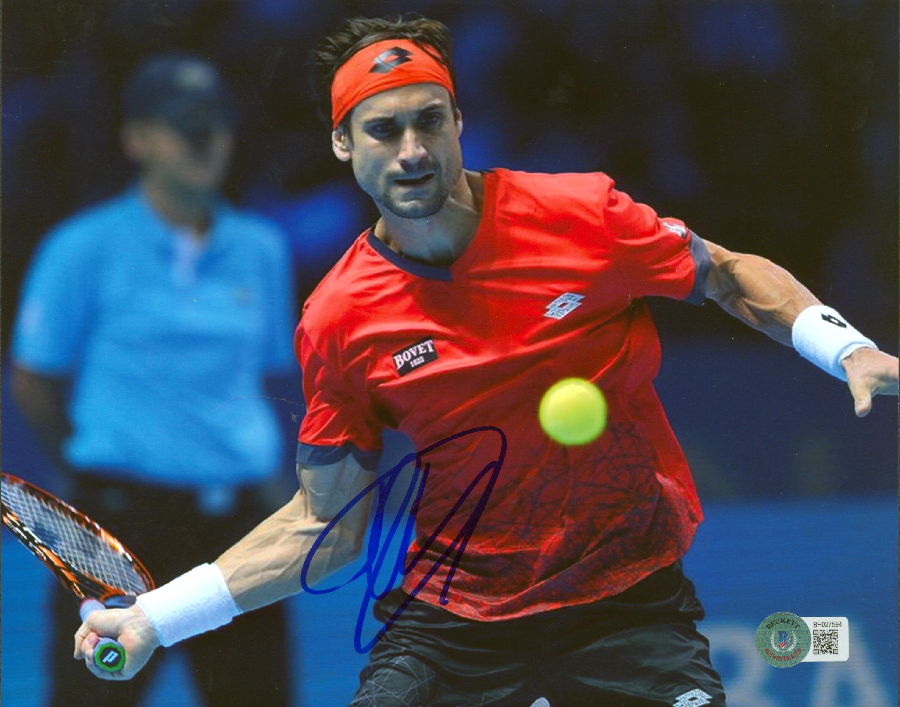 David Ferrer Authentic Signed 8x10 Photo Autographed BAS #BH027594
