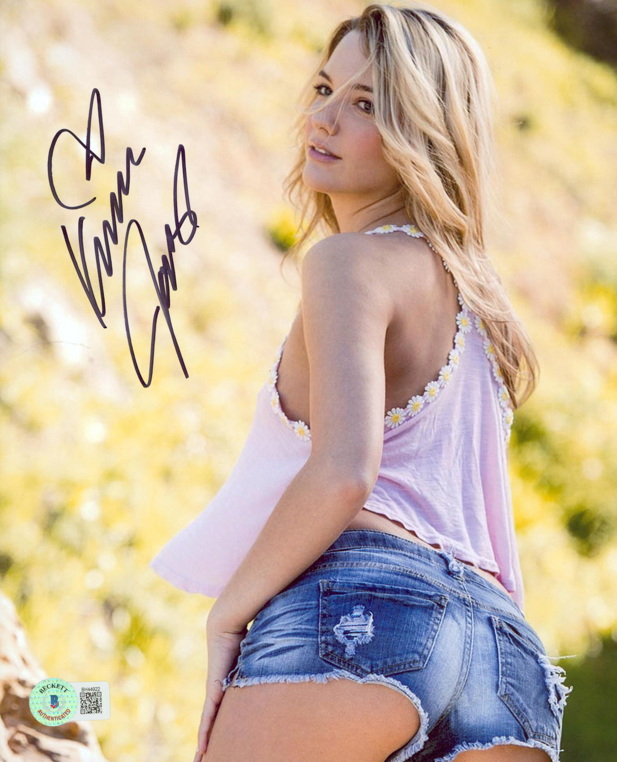 Kenna James Adult Film Star Authentic Signed 8x10 Sexy Photo BAS #BH44922