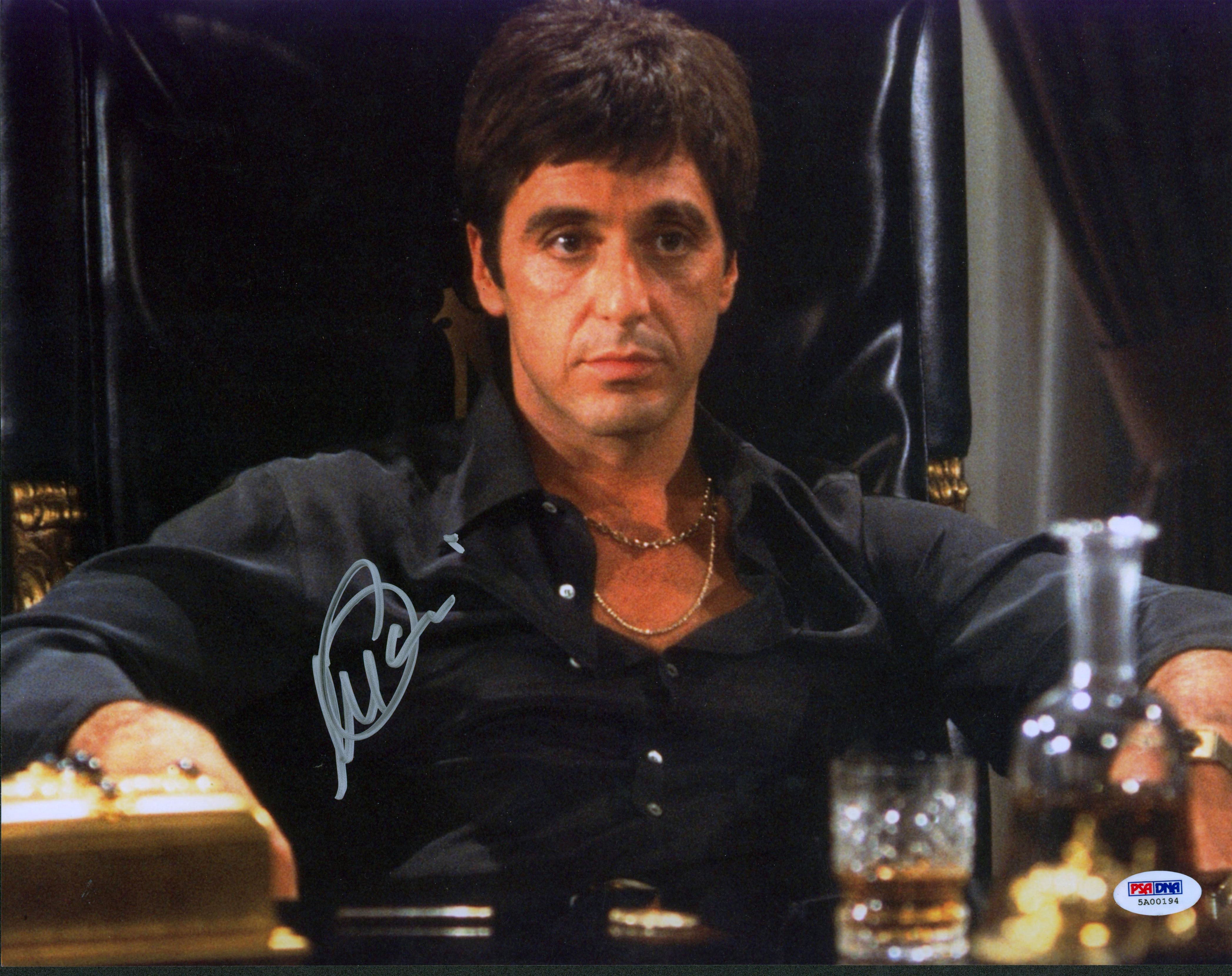 Al Pacino Scarface Authentic Signed 11x14 Photo Autographed PSA/DNA Itp #5A00194