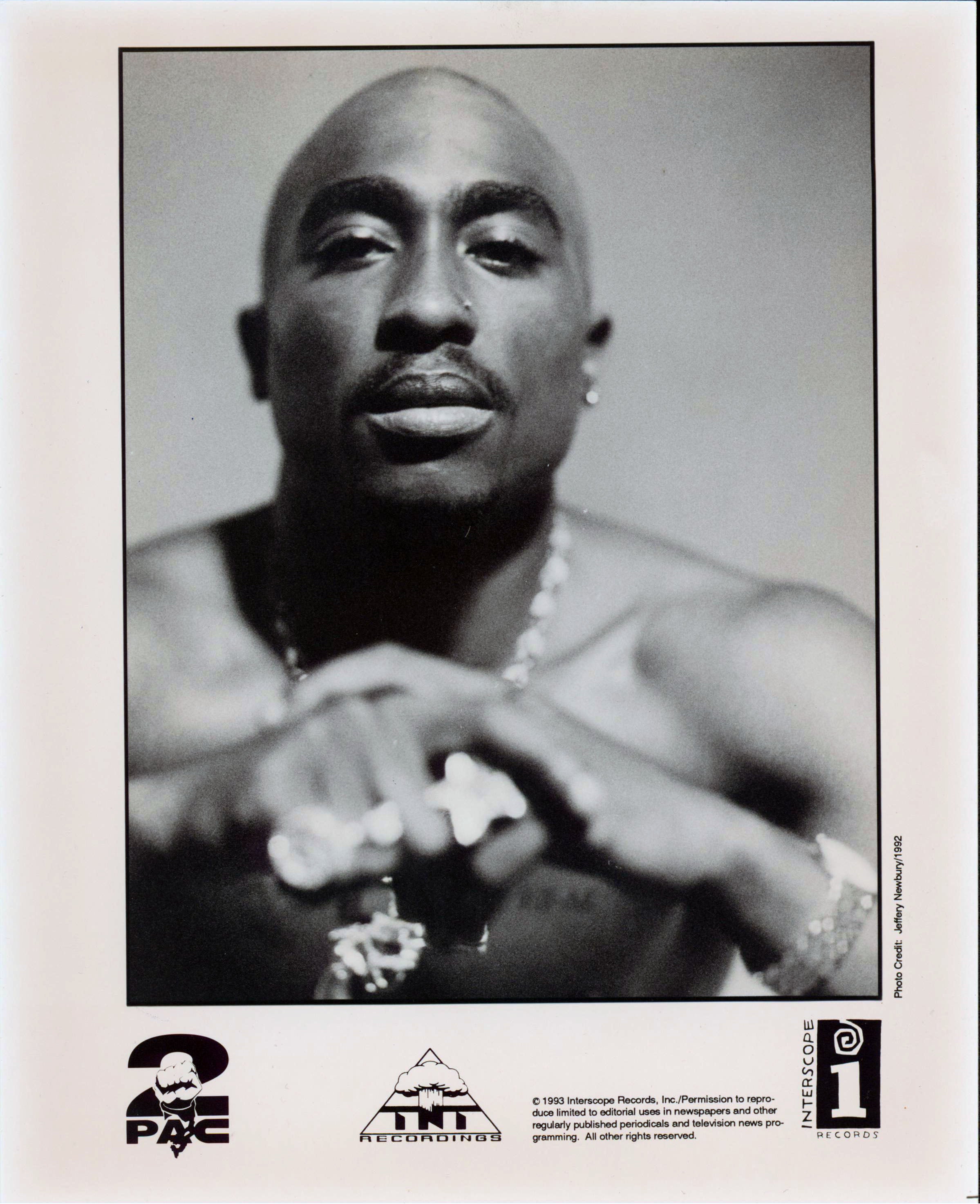 Tupac Shakur Keep Ya Head Up! Authentic Signed 8x10 Promotional Photo JSA
