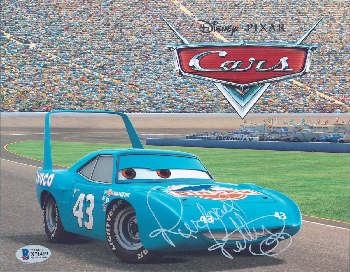 Richard Petty Cars Authentic Signed 8x10 Photo Autographed BAS #X71419