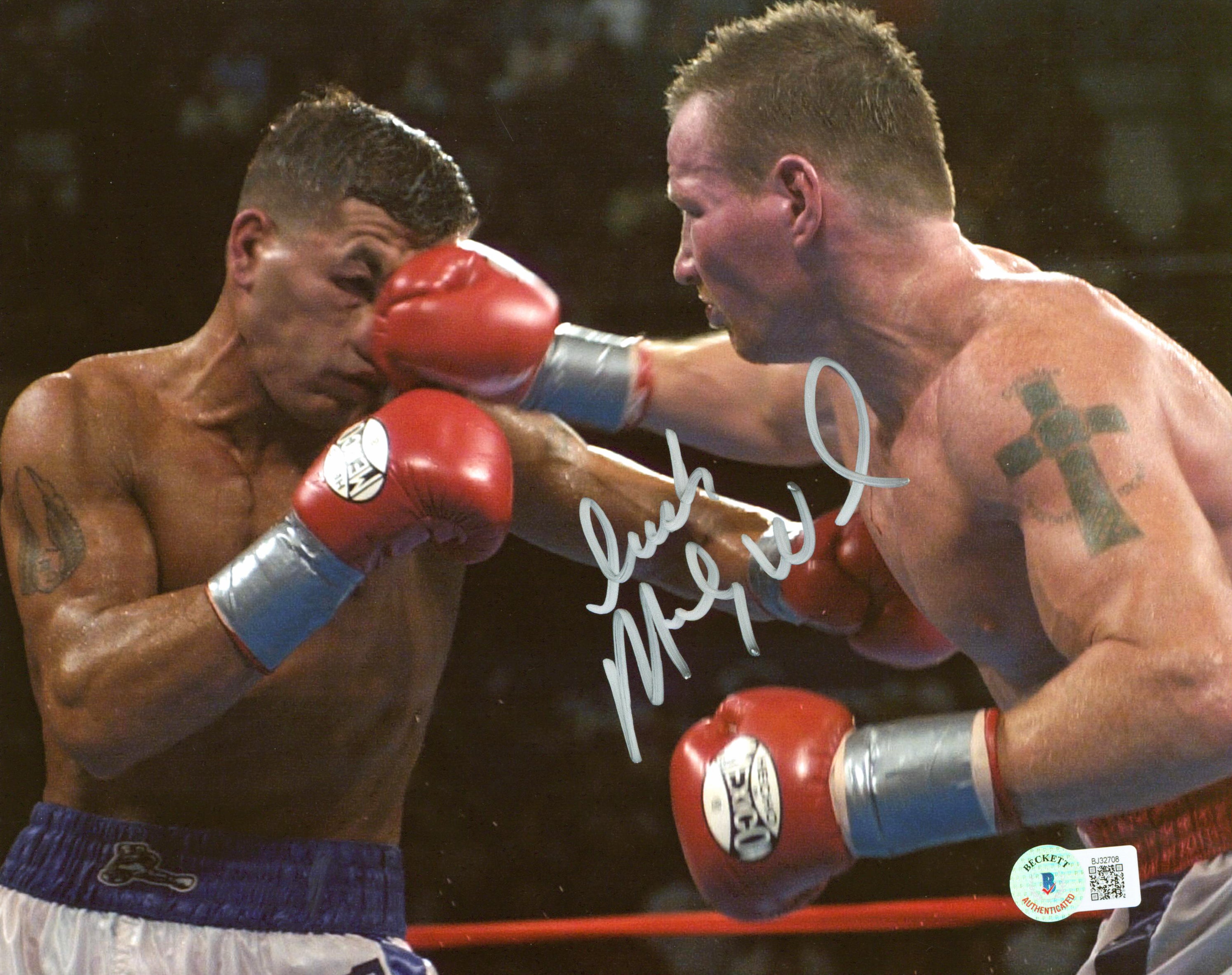 Micky Ward "Irish" Authentic Signed 8x10 Photo Autographed BAS #BJ32708