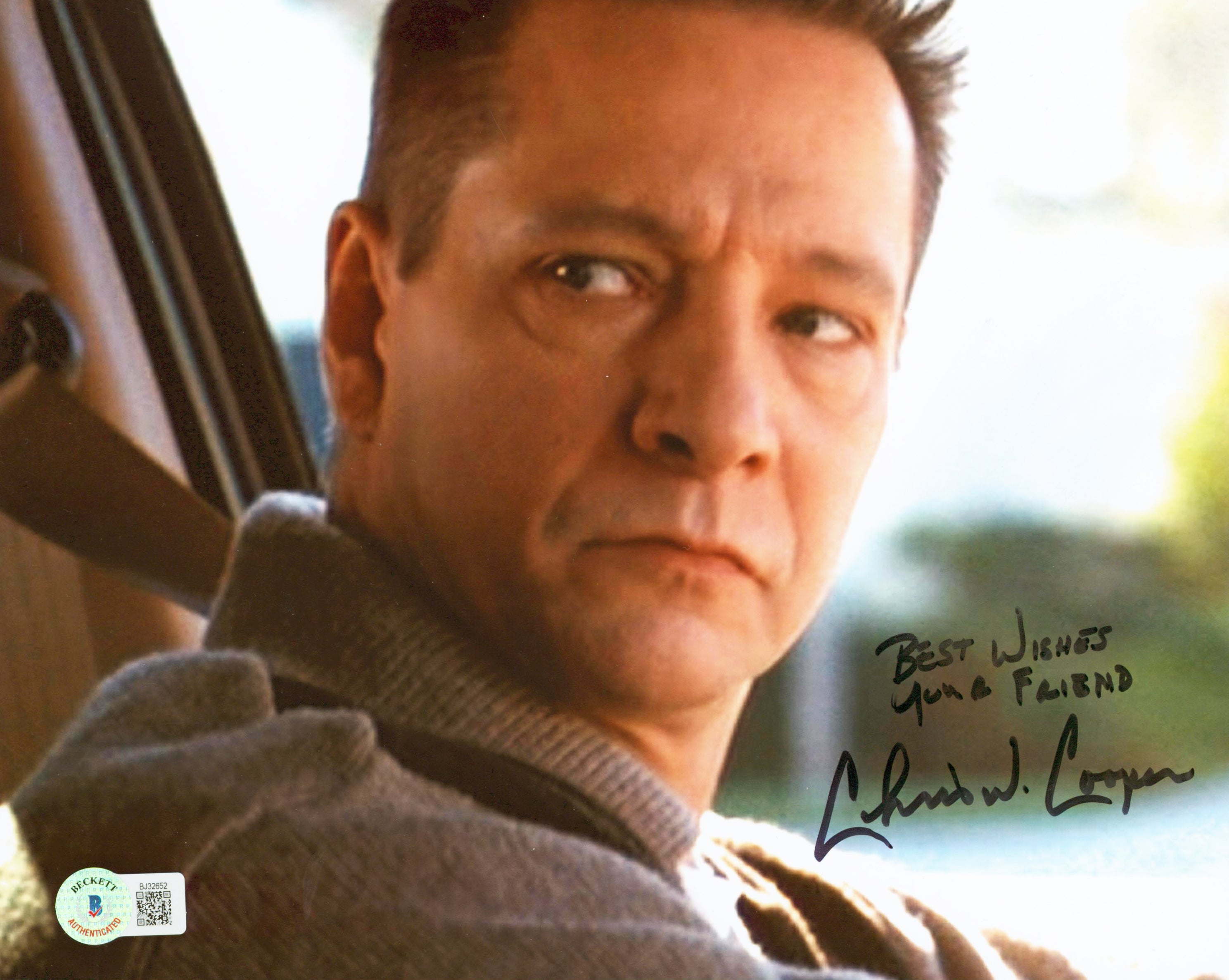 Chris Cooper American Beauty "Best Wishes" Signed 8x10 Photo BAS #BJ32652