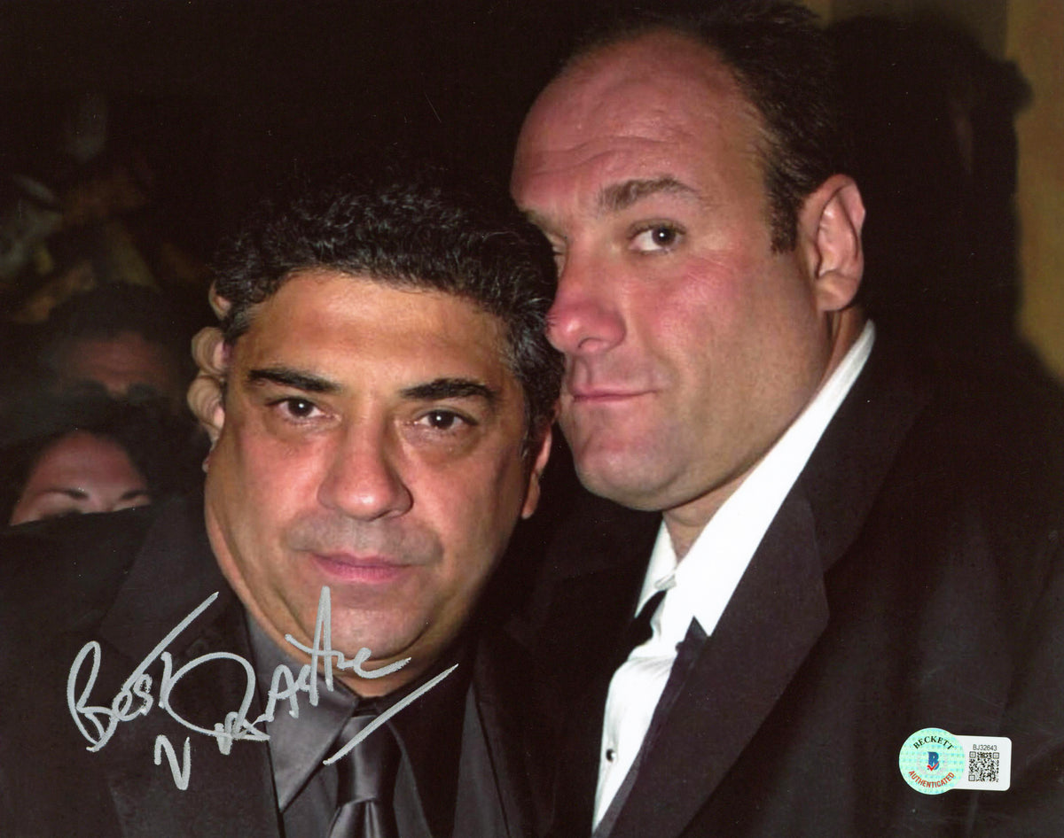 Vincent Pastore The Sopranos "Best" Authentic Signed 8x10 Photo BAS #BJ32643